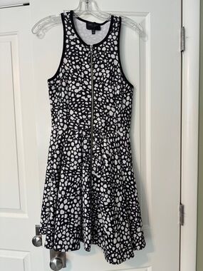 Romeo & Juliet SexyBlack Zip-Front Tank Fit-and-Flare Dress